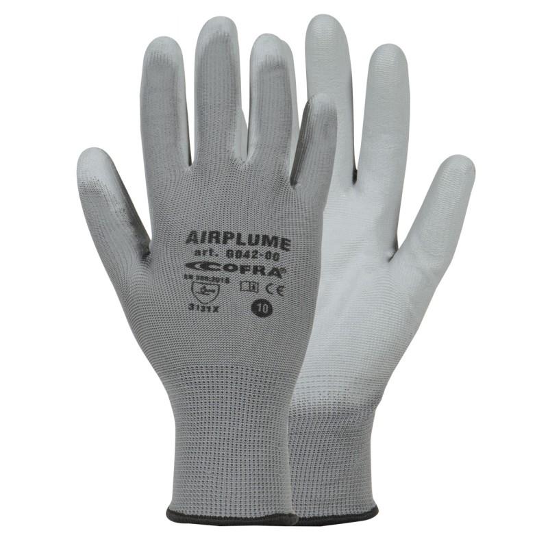 Gants de manutention Airplume DZN - Polyuréthane, protection mécanique moyenne, tailles XS à XXL_0
