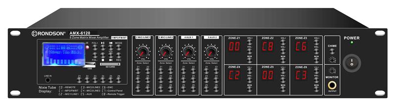 Amplificateur Matriciel 6 Zones 6X120 Watts - AMX-6120_0