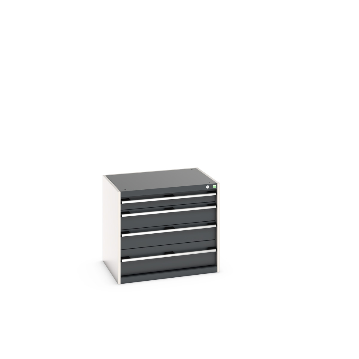 Armoire à tiroirs Cubio SL-867-4 avec 4 tiroirs - 40020015 - LxPxH : 800x650x700mm - Charge admissible 1.5 tonne_0