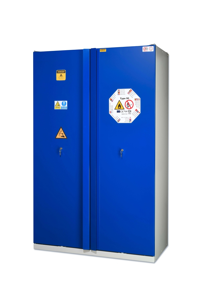 Armoire de sécurité pour batteries lithium-ion avec extincteur automatique  - AS450L  - DELAHAYE INDUSTRIES_0