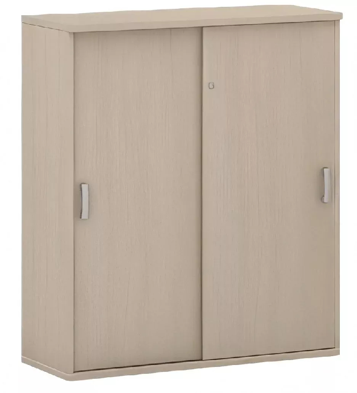 Armoire portes coulissantes mélaminé - 2 étagères - haut. 120 cm (2 largeurs au choix) So Madrid_0