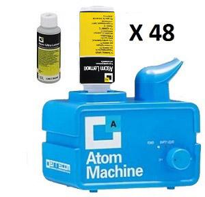 Atom machine - nébulisateur désinfectant - 12v / 220v + 48 doses_0