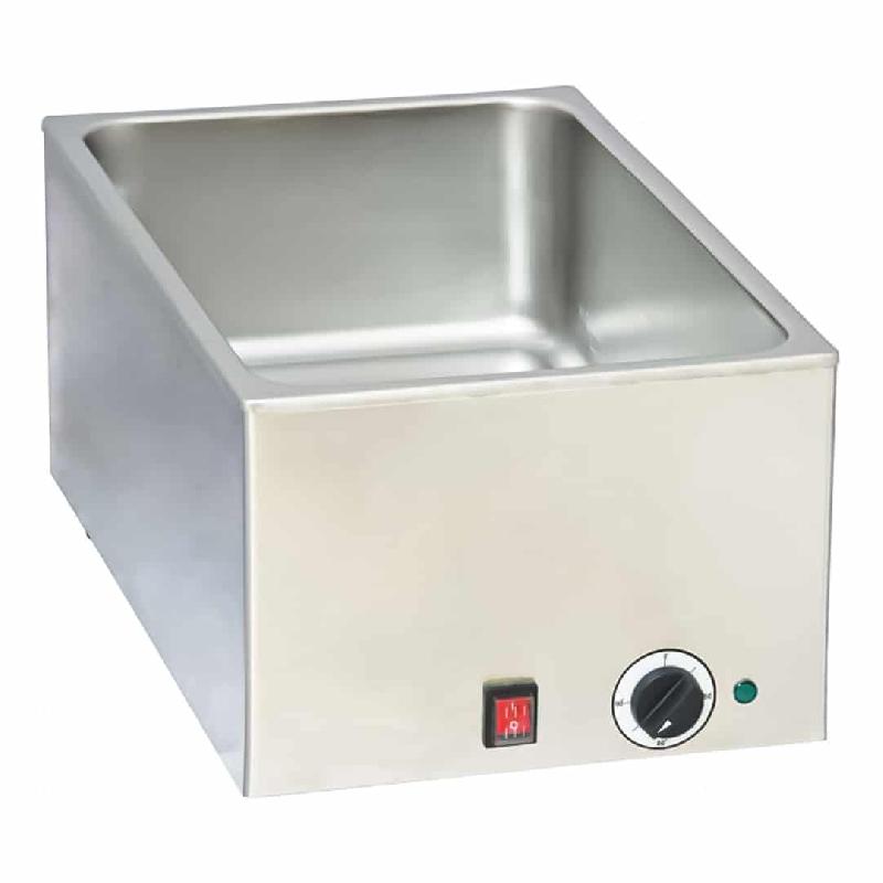 Bain marie professionnel GN 1/1 en acier ioxydable 1200 W_0