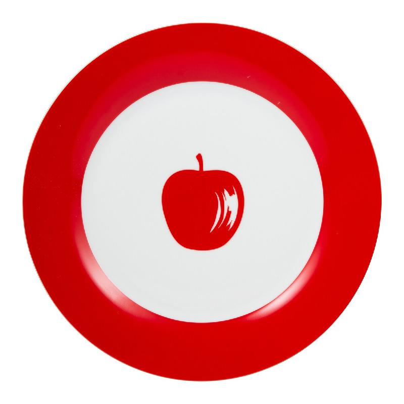 Benetton - Service de vaisselle 4 pièces en porcelaine rouge - multicolore porcelaine BE462_0