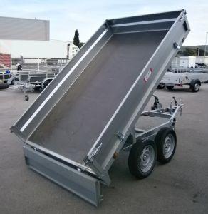 Benne 253x147 - 750 kg PTC non freinée - 2 essieux - Promo Lider_0