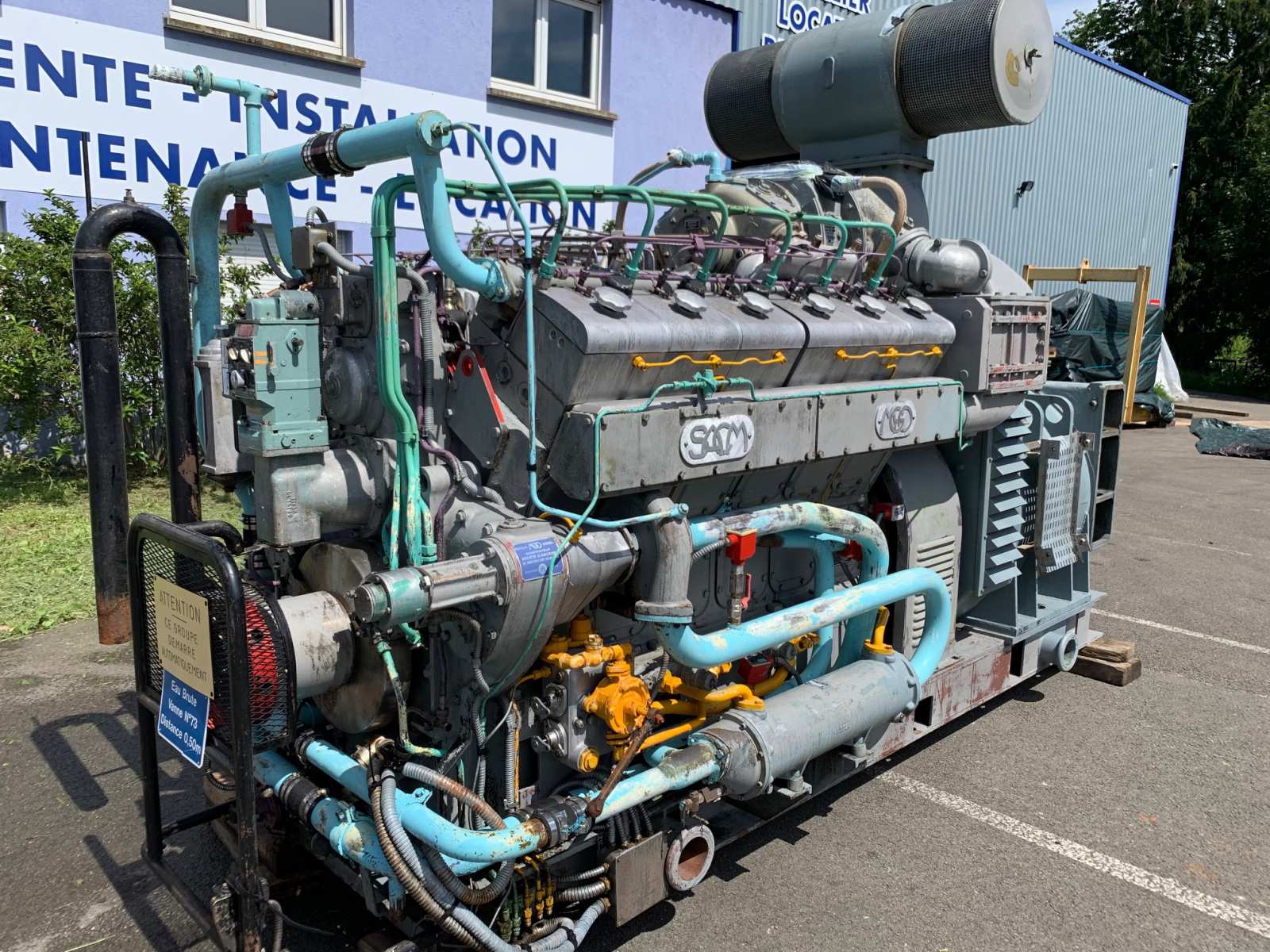 Groupe électrogène d'occasion - MGO - 800 KVA_0