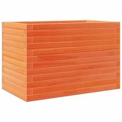 Helloshop26 - Jardinière bac lit surélevé plantes fleurs terrasse jardin cire 70 x 40 x 45,5 cm bois de pin massif marron 02_0038481 - 3000217691616_0