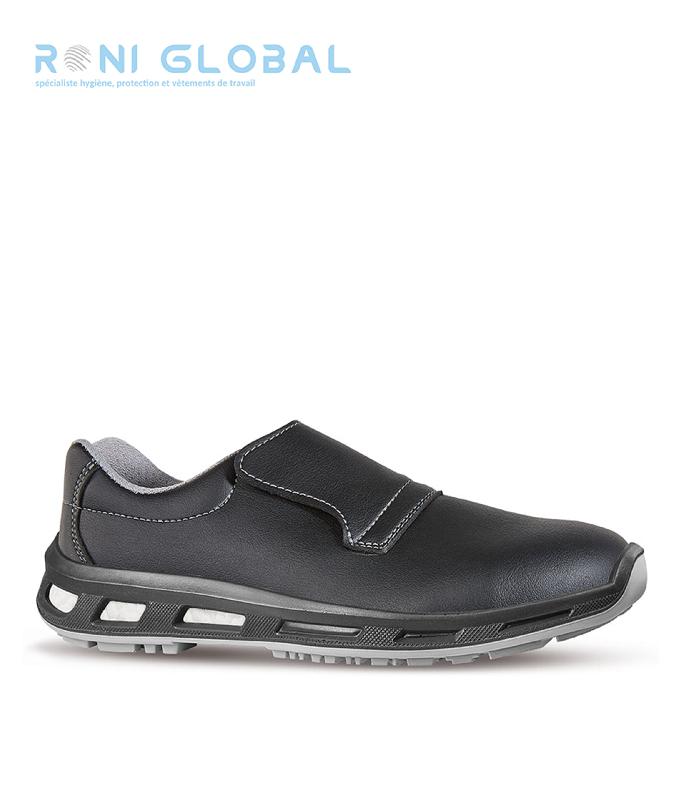 Chaussure basse de sécurité antistatique anti-fatigue sans métal S3 SRC ESD - JALCARBO Jallatte - Loafer noir composite_0