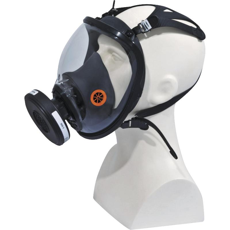 Masque respiratoire complet M9300 - silicone - champ de vision extralarge 210° - fixation par sangles_0