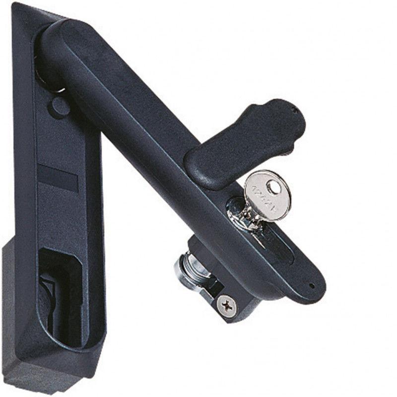 POIGNÉE ESCAMOTABLE SERRURE BARILLET + 2CLÉS 1242E IP5-6-UNIVERS ...