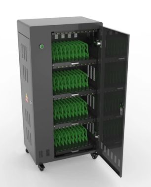 QP-R40DC-BLACK - Armoire de rechargement Shenzhen Qipeng Maoye Electronic Co., Ltd - Dimensions 556*370*665mm - 20 ports USB - Certificats CCC/UL/CE/ROSH_0