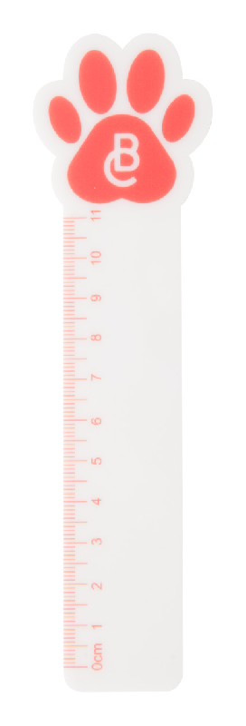 Règle en plastique 11 cm - forme customisée 50x50 mm - impression 1 couleur incluse_0