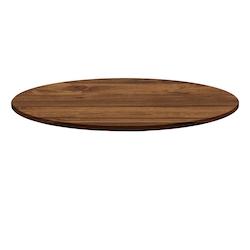 Restootab - Plateau Ø90 decor chene hunton - marron Bois manufacturé PL-R90M-CH.HUN_0