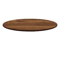 Restootab - Plateau Ø90 decor chene hunton - marron Bois manufacturé 3760371516889_0