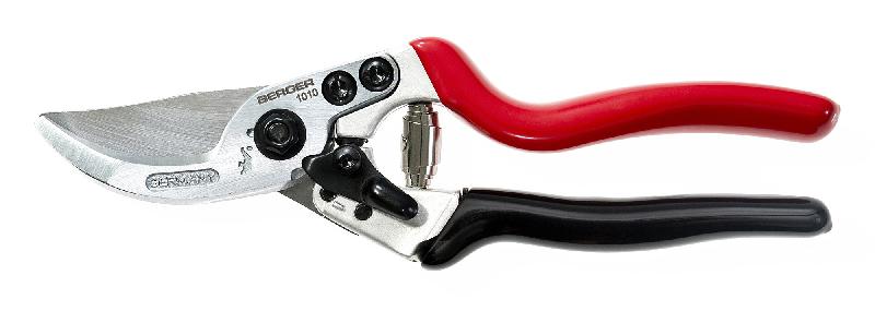Sécateur BERGER 10.10 - poignée tournante en aluminium forgé - lame interchangeable - coupe-fil et gorge anti-sève_0