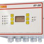 Unité de contrôle ET-2D - 2 points de mesure avec interface RS232/RS485 et options analogiques_0