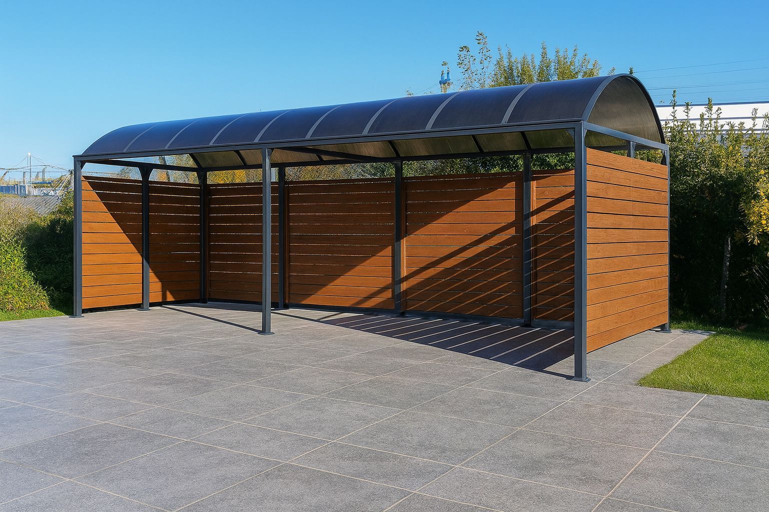 Abri 4 vélos extérieur