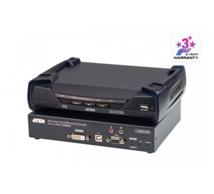 Aten Premium KE6910 - Kit prolongateur DVI-D 2K/USB sur IP avec double alimentation et résolution jusqu'à 2560x2048_0