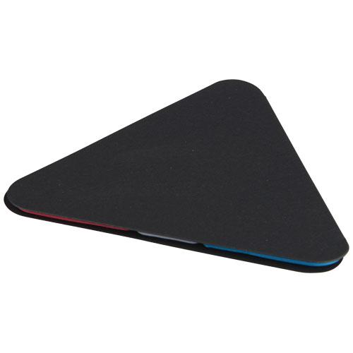 Bloc autocollant triangle 10714900 - carnet triangulaire avec 4 paquets de feuillets collants colorés_0