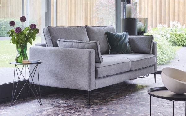 Canapé 4 places Peter 200 cm - Home Spirit - Design contemporain avec pieds hauts_1