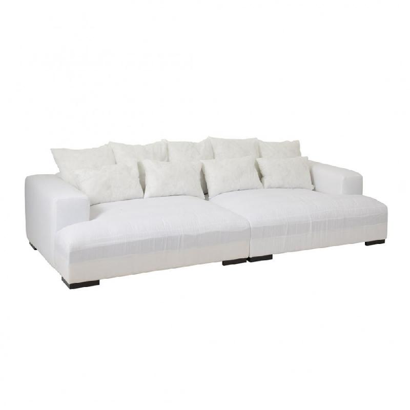 CANAPÉ DESIGN MODULABLE LITA 9 COUSSINS XXL BLANC_0