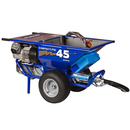 Compact-Pro 45 - Machine à projeter Euromair - Version I.T.E. polyvalente pour enduits pâteux et décoratifs_0