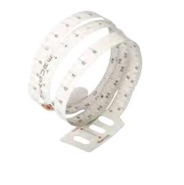 Cranomètre - mètre tête flexible pour enfants - bande blanche avec lettres noires et échelle incluse_0