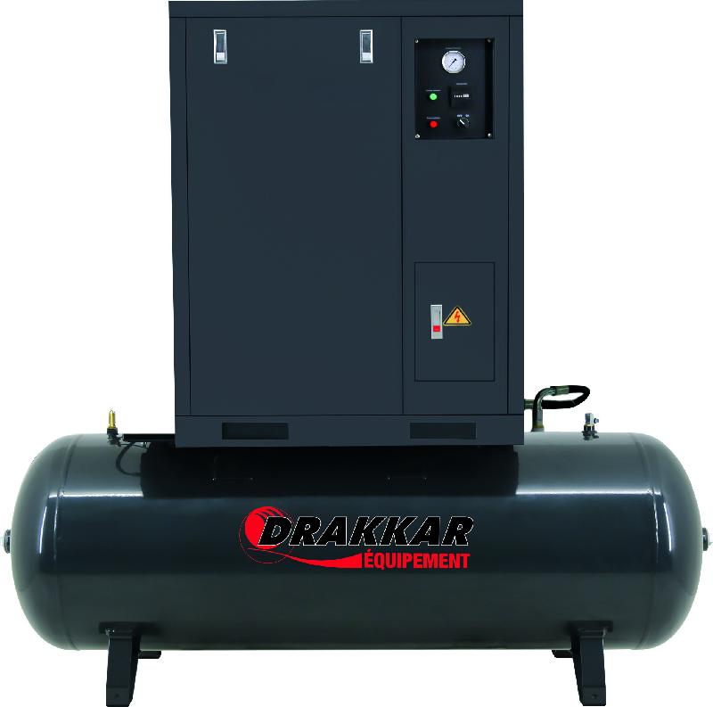 DRAKKAR ÉQUIPEMENT - Compresseur insonorisé à pistons avec cuve horizontale 500L - 11242_0