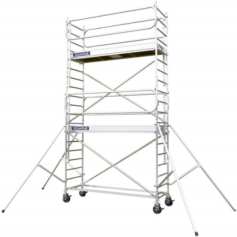 Echafaudage roulant alu - docker 85 - long. 2m54 - larg. 0m85 - gc lisses - DUARIB ld | 7125020_0