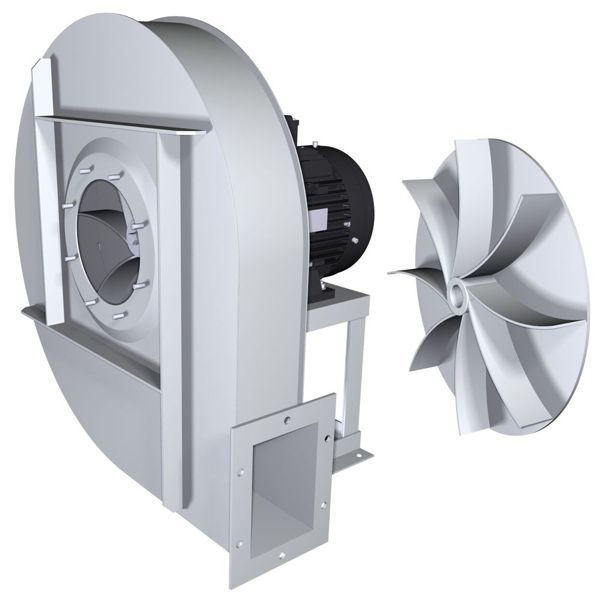 Gbq - ventilateur centrifuge industriel - Cimme - dimensions 400/1120 - pour air très poussiéreux et matériels en suspension_0