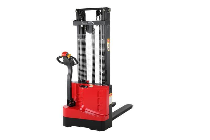 Gerbeur électrique haute levée - Charge 1000kg - Hauteur de levée 3300mm - Mât Duplex_0