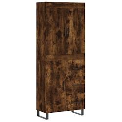Helloshop26 - Buffet bahut commode armoire meuble de rangement organisateur cuisine salle de séjour salon haut 69,5 x 34 x 180 cm 02_0033448 - 300021_0