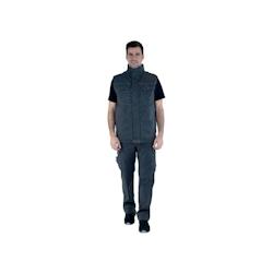 Lafont - Pantalon de travail Chinook stretch sans poches genoux - Gris Foncé Taille 3XL (XXXL)_0