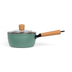 LIVOO MEP132V Casserole poignée en bois intérieur antiadhésif diamètre 18 cm - 3666630003810_0