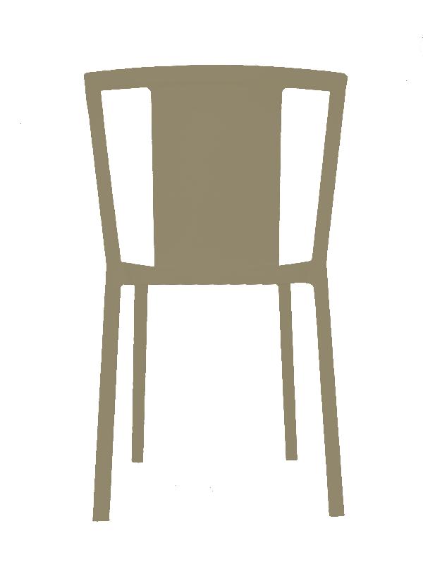 Lot de 4 chaises empilables Neutra - Design contemporain pour salles et terrasses_0
