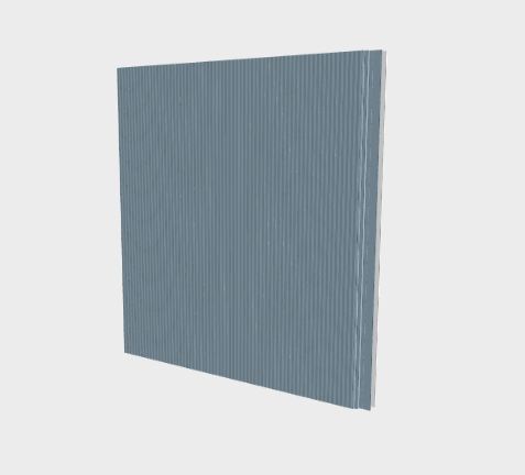 Panneau sandwich cloison pour façades avec fixation invisible - FALK 1060 WB - isolation thermique PIR et classement au feu EI60_0