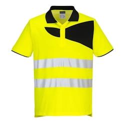 Portwest - Polo manches courtes haute visibilité PW2 Orange / Noir Taille 3XL - XXXL 5036108356195_0