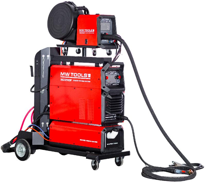 Poste à souder MIG Inverter 500A industriel 400V double pulse avec refroidisseur MW Tools MIG505WDP_0