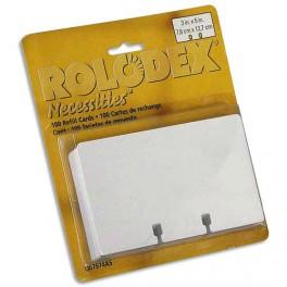 ROLODEX LOT DE 50 POCHETTES TRANSPARENTES POUR FICHES - DIM. : 5,7 X 10,2 CM