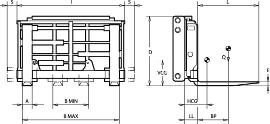 Sg-fi - Écarteurs et ajusteurs de fourche Bolzoni Auramo - capacité 5000 à 8000 kg - modèles avec déplacement latéral constant et fourches pin-type_0
