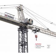 Grue à tour à poinçon Terex SK 415-20 - Capacité de levage max. 20 t (22 t US) - Flèche 80 m_1