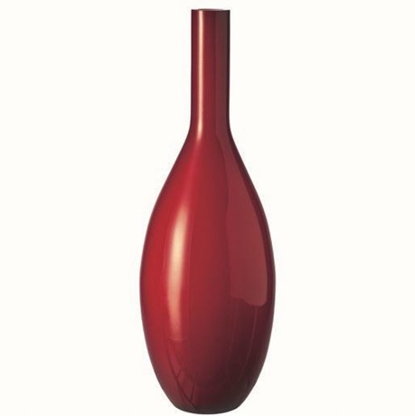 VASE EN VERRE BEAUTY ROUGE LÉONARDO H.50 CM