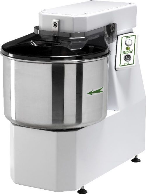 Pétrin professionnel 38SN - Fimar - 114 kg/h - tête fixe - acier inox AISI 304_0
