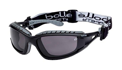BOLLÉ - TRACKER II - Lunettes de sécurité avec protection supérieure et renfort en mousse - Smoke Lens_0