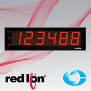 Afficheur grand format LED 101 mm - EPAX0500 - Red Lion - 5 digits - Entrées analogiques et numériques_0