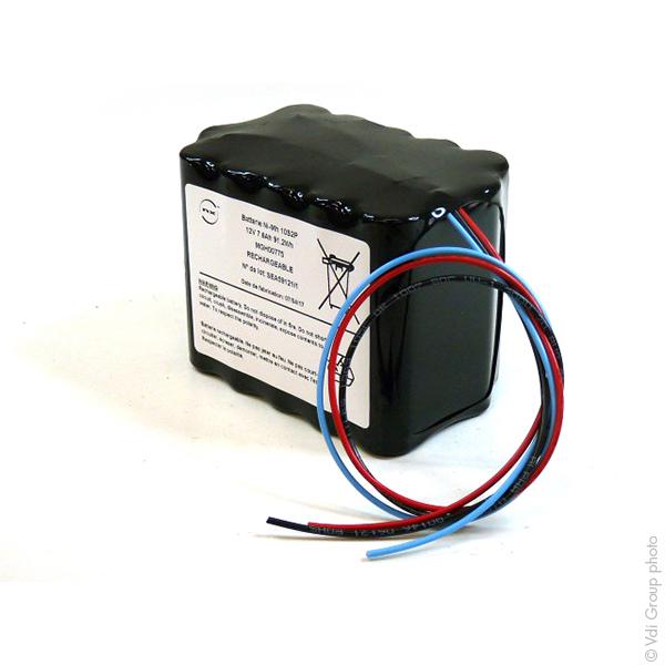 Batterie industrielle Nimh 20x VH4000 4/3A 10S2P ST8 12V 8Ah - FIL - Marque NX_0