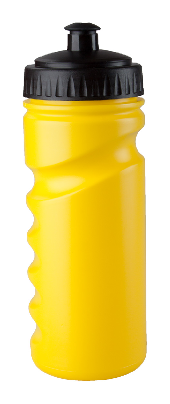 Bidon pour le sport - PE - 500 ml - jaune - 50 g_0