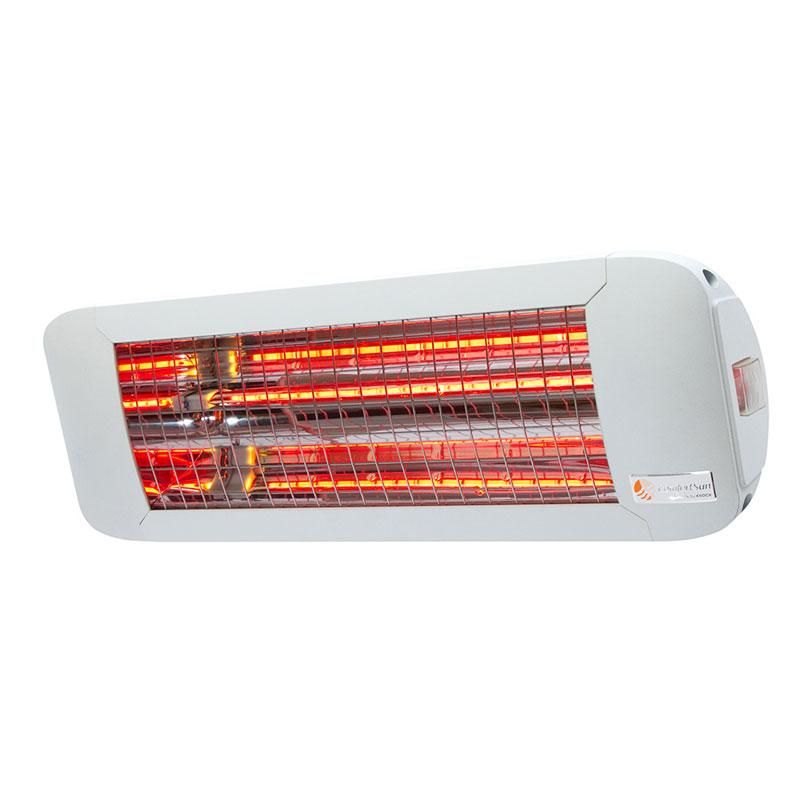 ComfortSun24 - Radiant infrarouge électrique 1400W Blanc - Faible éblouissement avec interrupteur Doheat_0