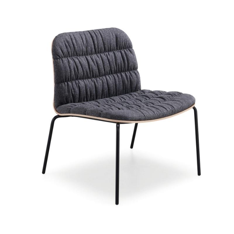 Fauteuil lounge avec revêtement plissé LIU_0