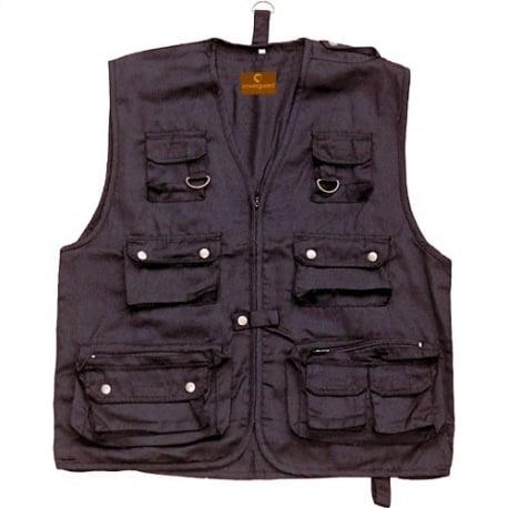 Gilet noir CARPATE - polycoton multipoches - Coverguard | 5GCAN_0